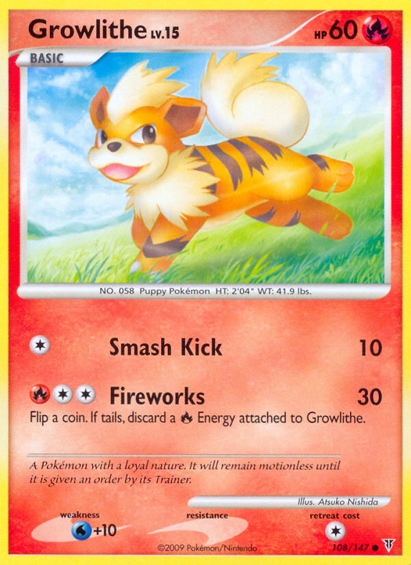 Growlithe (108/147) [Platinum: Supreme Victors] | Good Games Adelaide SA