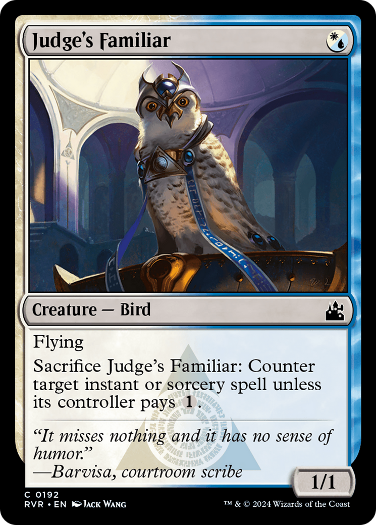 Judge's Familiar [Ravnica Remastered] | Good Games Adelaide SA
