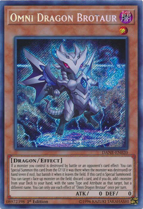Omni Dragon Brotaur [DANE-EN020] Secret Rare | Good Games Adelaide SA
