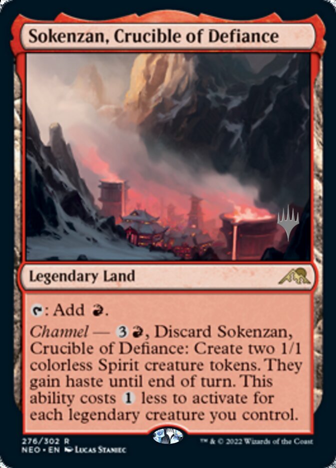 Sokenzan, Crucible of Defiance (Promo Pack) [Kamigawa: Neon Dynasty Promos] | Good Games Adelaide SA