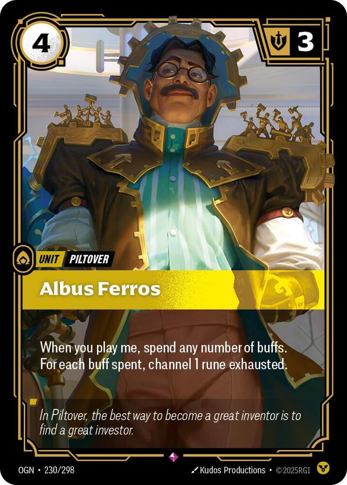 Albus Ferros 230/298 (Origins)  - Foil | Good Games Adelaide SA