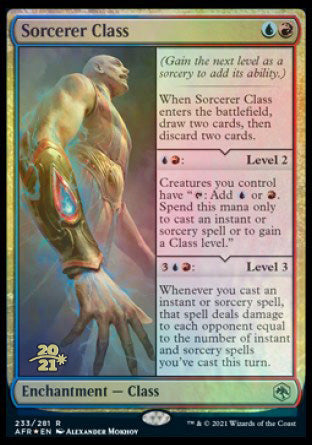 Sorcerer Class [Dungeons & Dragons: Adventures in the Forgotten Realms Prerelease Promos] | Good Games Adelaide SA
