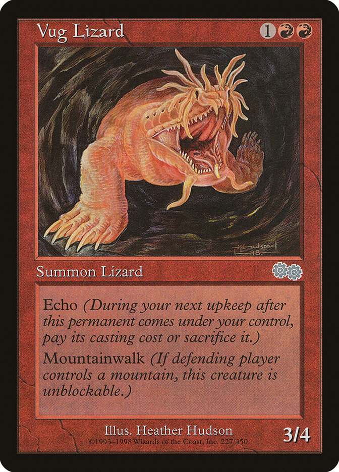 Vug Lizard [Urza's Saga] | Good Games Adelaide SA