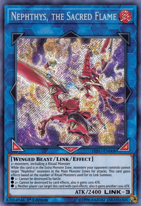 Nephthys, the Sacred Flame [HISU-EN008] Secret Rare | Good Games Adelaide SA