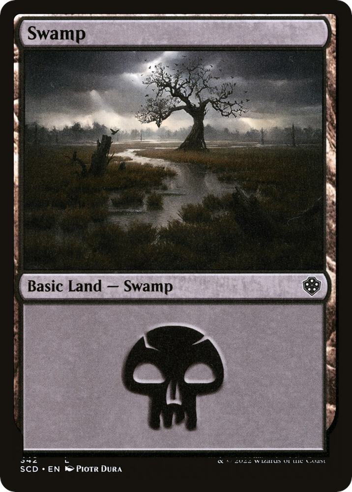 Swamp 342 342 (Starter Commander Decks)  | Good Games Adelaide SA