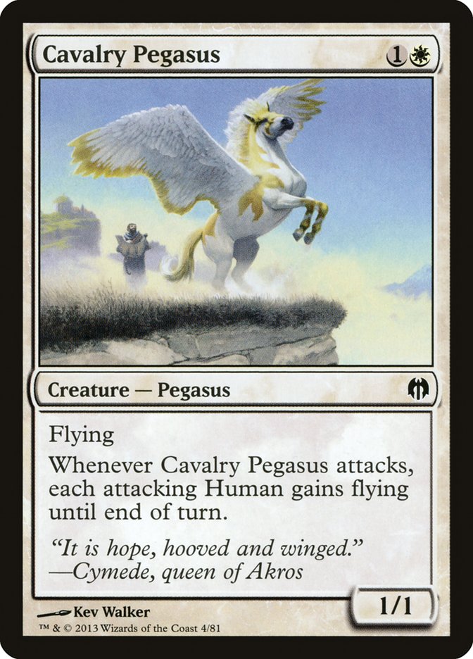 Cavalry Pegasus [Duel Decks: Heroes vs. Monsters] | Good Games Adelaide SA