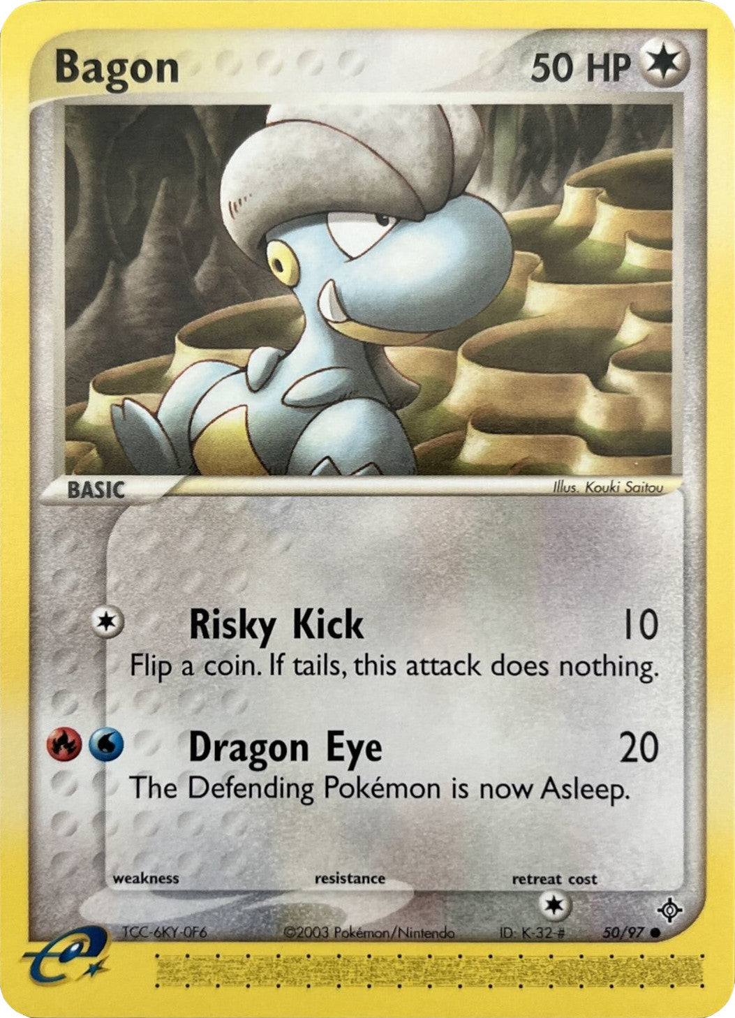 Bagon (50/97) (Nintendo Promos) [EX: Dragon] | Good Games Adelaide SA