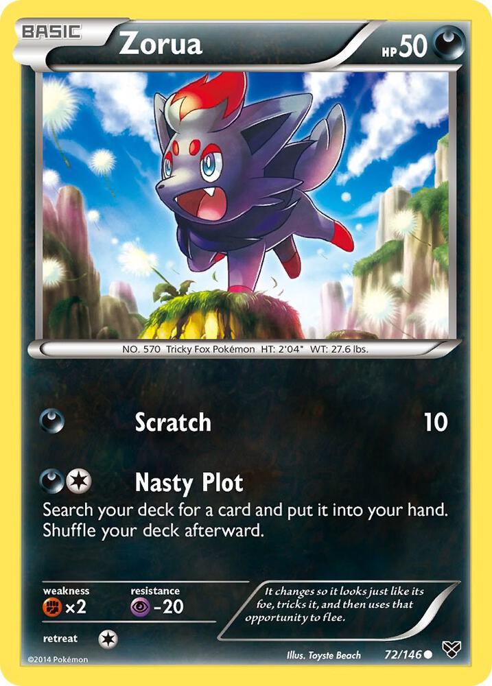Zorua 72/146 (XY Base Set)  | Good Games Adelaide SA