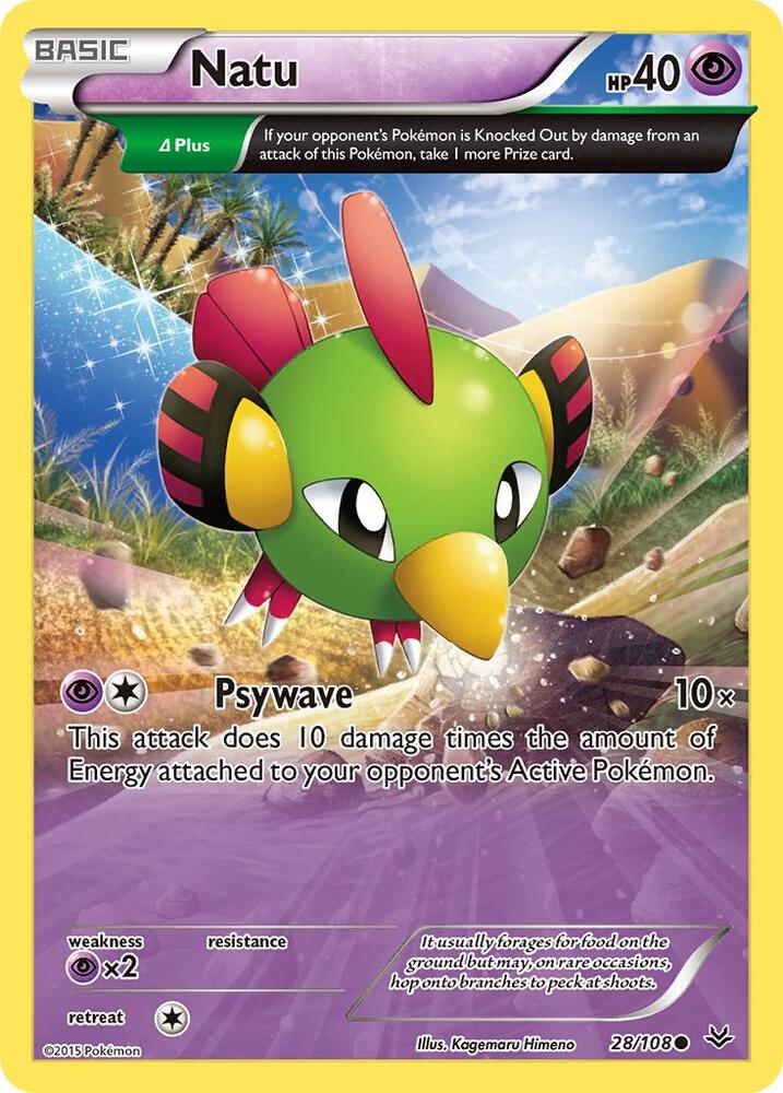 Natu Delta 28/108 (XY - Roaring Skies)  - Reverse Holofoil | Good Games Adelaide SA
