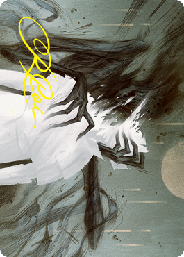 Parasitic Grasp Art Card (Gold-Stamped Signature) [Innistrad: Crimson Vow Art Series] | Good Games Adelaide SA