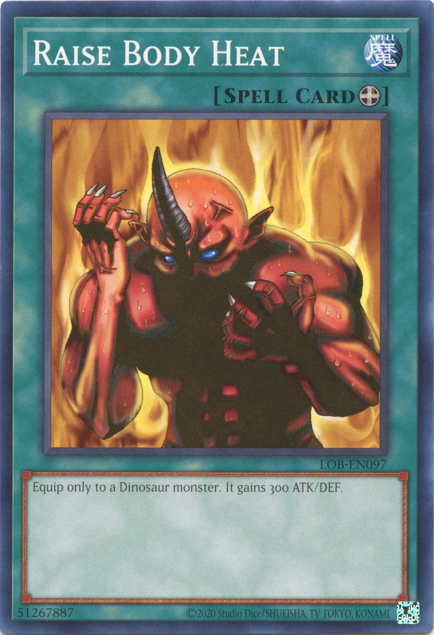 Raise Body Heat (25th Anniversary) [LOB-EN097] Common | Good Games Adelaide SA