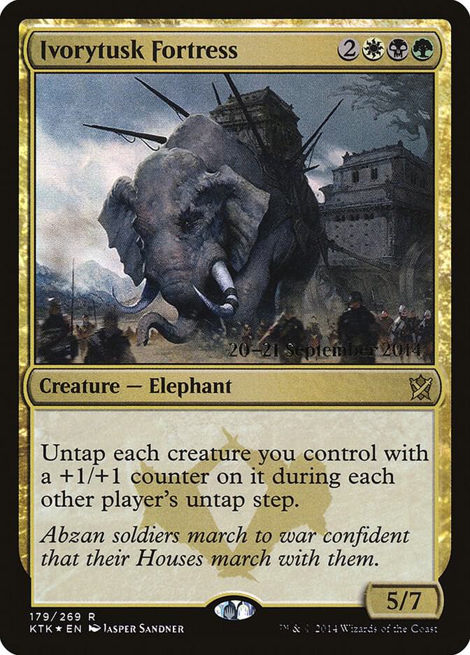 Ivorytusk Fortress 179 (Prerelease Cards)  - Foil | Good Games Adelaide SA