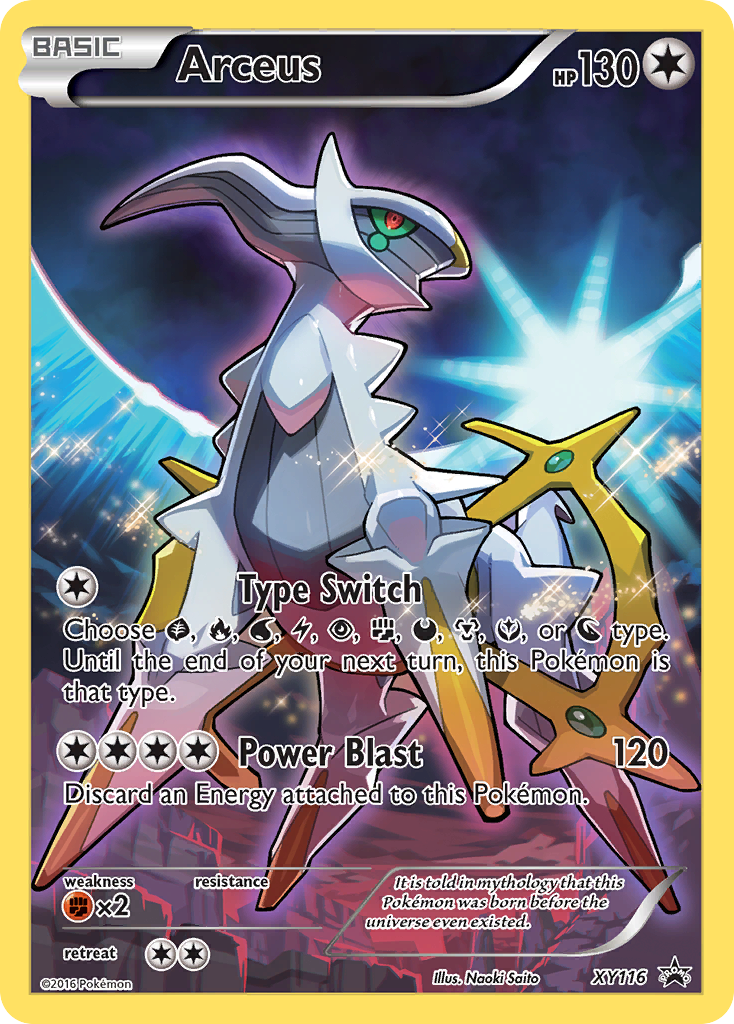 Arceus (XY116) [XY: Black Star Promos] | Good Games Adelaide SA