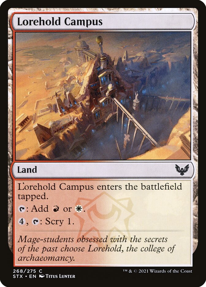 Lorehold Campus 268 (Strixhaven: School of Mages)  - Foil | Good Games Adelaide SA