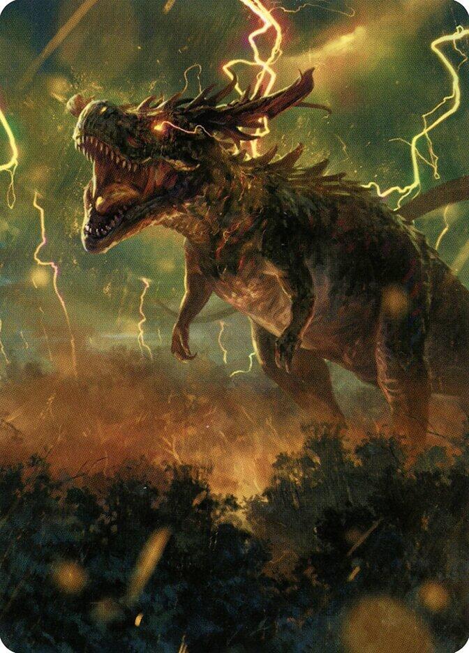 Thrasta Tempests Roar Art Card 42 81 42 (Art Series: Modern Horizons 2)  | Good Games Adelaide SA