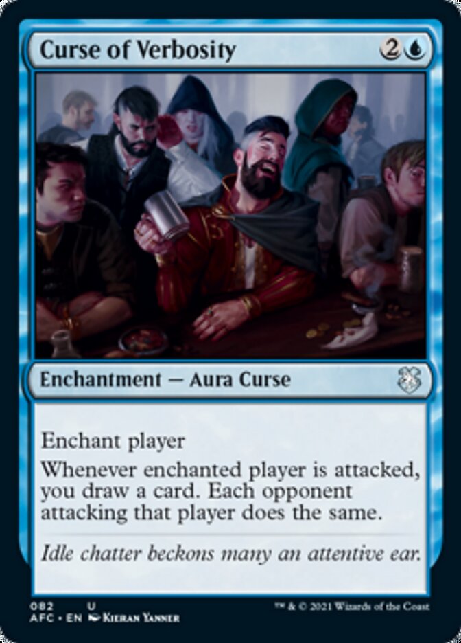 Curse of Verbosity [Dungeons & Dragons: Adventures in the Forgotten Realms Commander] | Good Games Adelaide SA