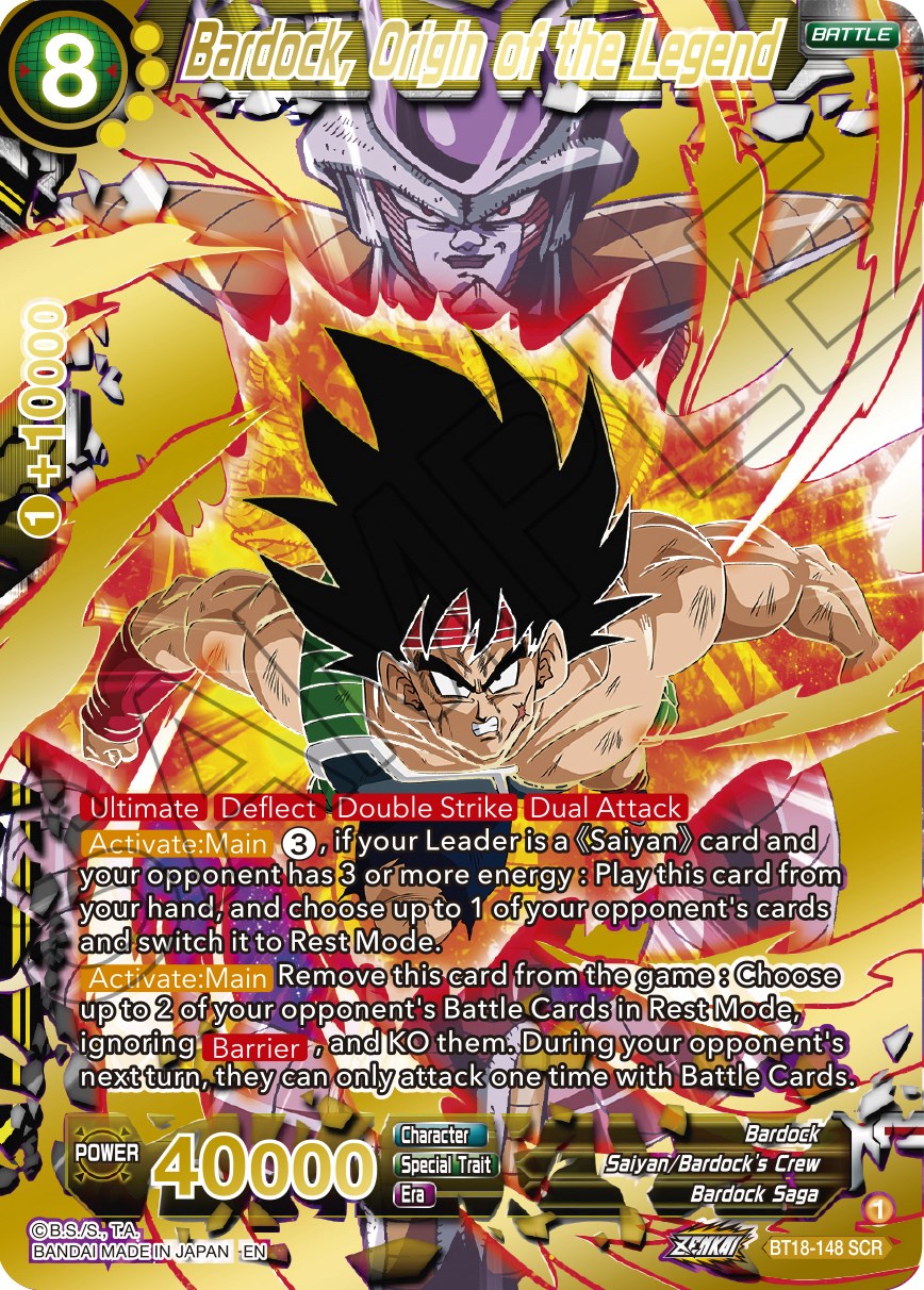 Bardock, Origin of the Legend (BT18-148) [Dawn of the Z-Legends] | Good Games Adelaide SA