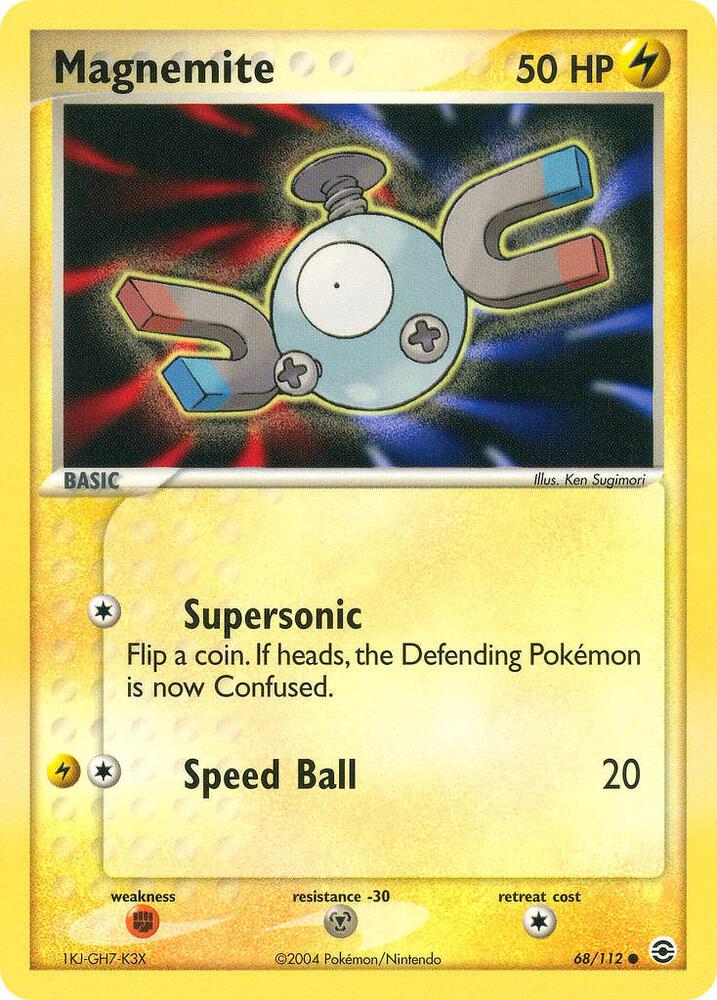 Magnemite 68/112 (FireRed & LeafGreen)  - Reverse Holofoil | Good Games Adelaide SA