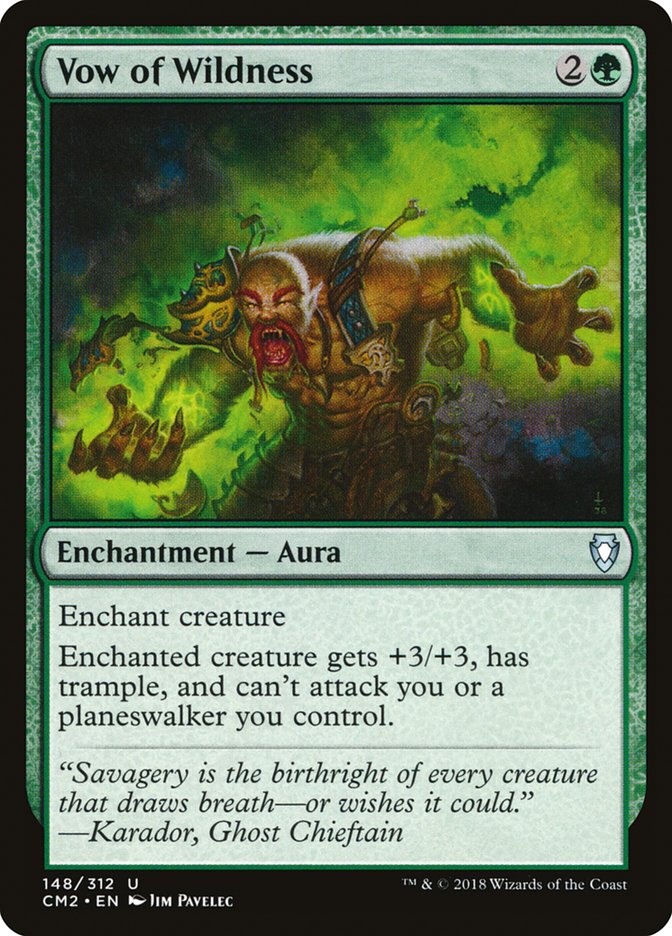 Vow of Wildness [Commander Anthology Volume II] | Good Games Adelaide SA