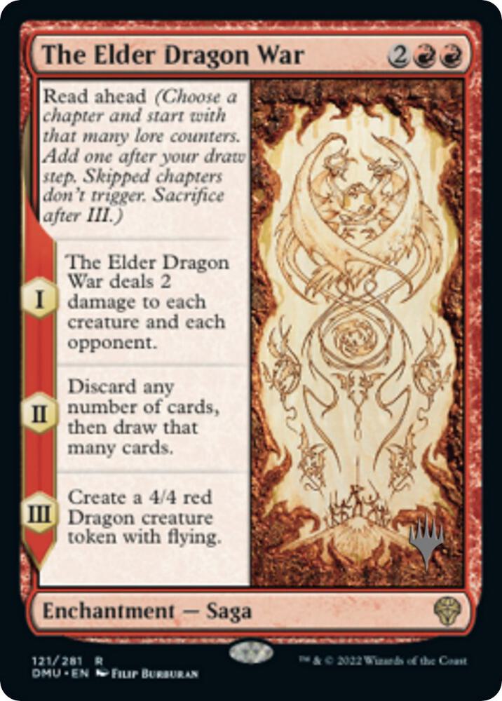 The Elder Dragon War 121 (Promo Pack: Dominaria United)  | Good Games Adelaide SA