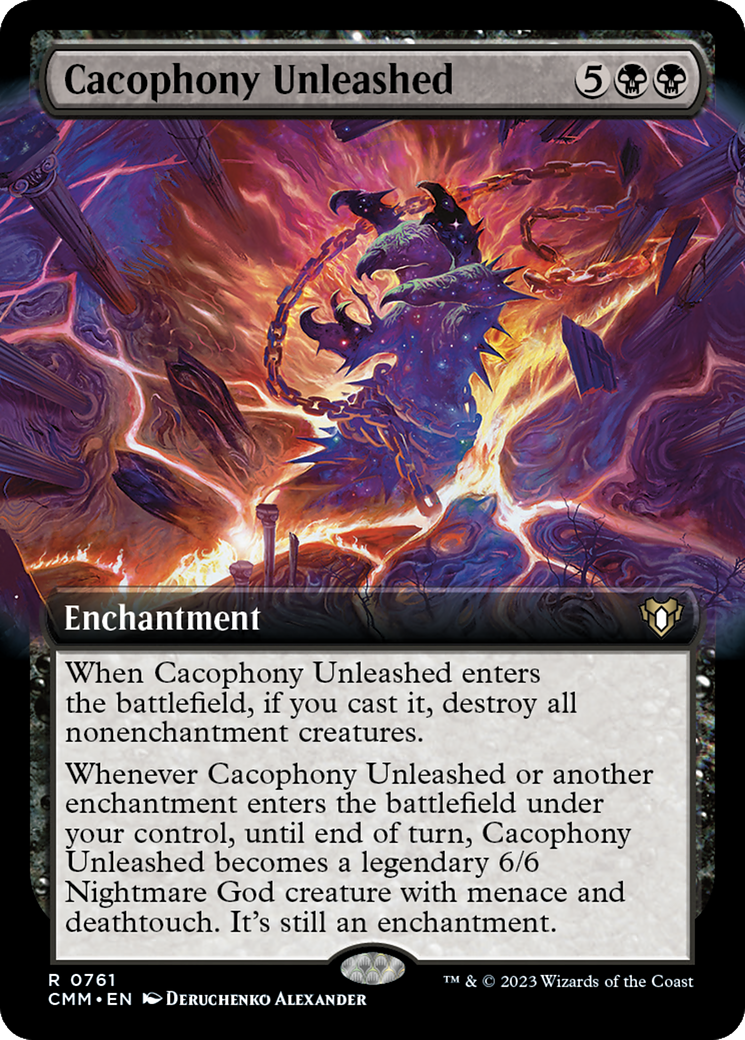 Cacophony Unleashed (Extended Art) [Commander Masters] | Good Games Adelaide SA