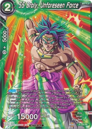 SS Broly, Unforeseen Force (Top 16 Winner) (P-125) [Tournament Promotion Cards] | Good Games Adelaide SA