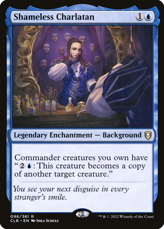 Shameless Charlatan 96 (Commander Legends: Battle for Baldur's Gate)  - Foil | Good Games Adelaide SA