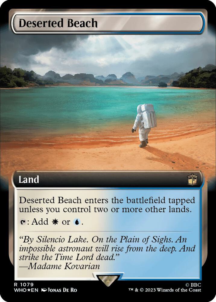 Deserted Beach 1079 (Universes Beyond: Doctor Who)  - Foil | Good Games Adelaide SA