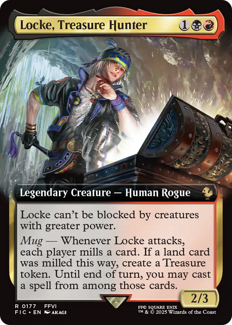 Locke, Treasure Hunter (Extended Art) [FINAL FANTASY Commander] | Good Games Adelaide SA
