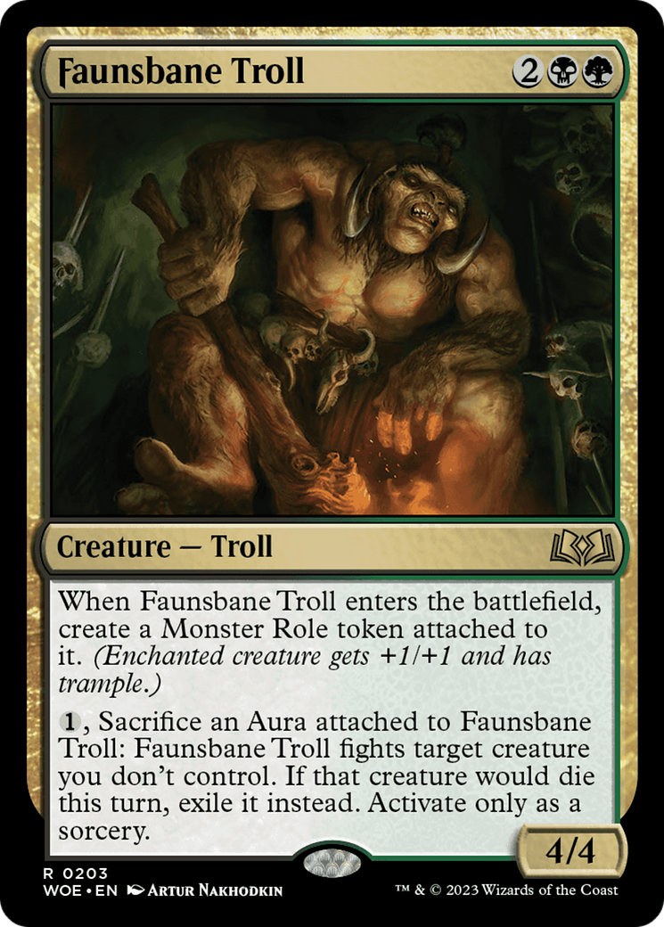 Faunsbane Troll [Wilds of Eldraine] | Good Games Adelaide SA