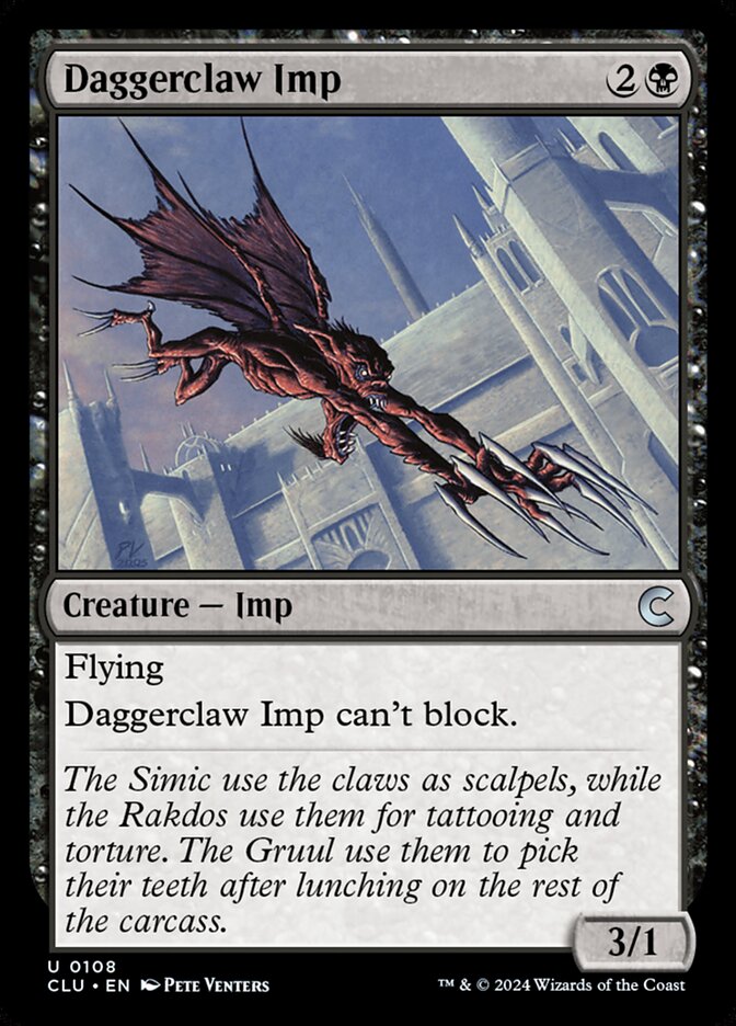 Daggerclaw Imp 108 (Ravnica: Clue Edition)  | Good Games Adelaide SA