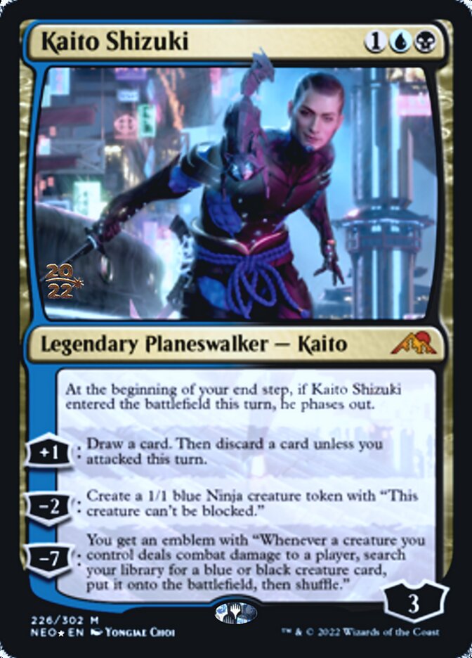 Kaito Shizuki [Kamigawa: Neon Dynasty Prerelease Promos] | Good Games Adelaide SA