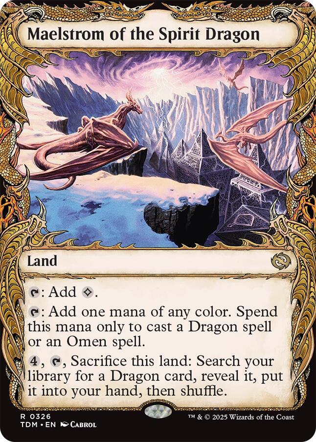 Maelstrom of the Spirit Dragon 326 (Tarkir: Dragonstorm)  - Foil | Good Games Adelaide SA