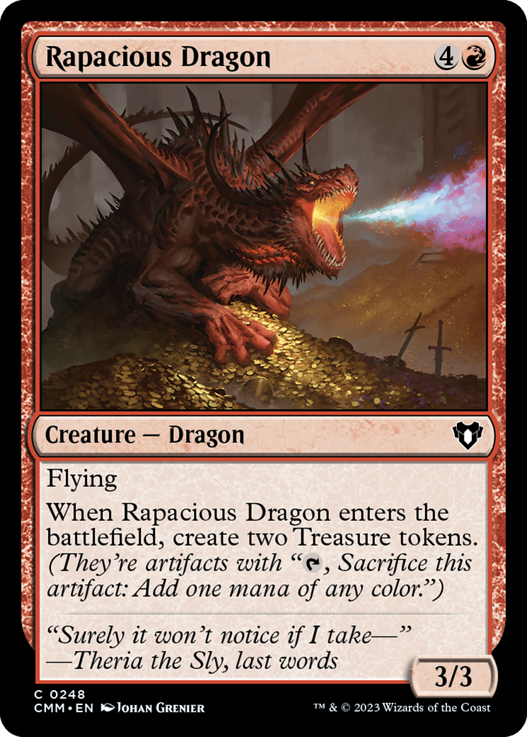 Rapacious Dragon [Commander Masters] | Good Games Adelaide SA