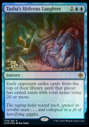 Tasha's Hideous Laughter [Dungeons & Dragons: Adventures in the Forgotten Realms Prerelease Promos] | Good Games Adelaide SA