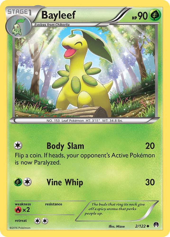 Bayleef 2/122 (XY - BREAKpoint)  | Good Games Adelaide SA
