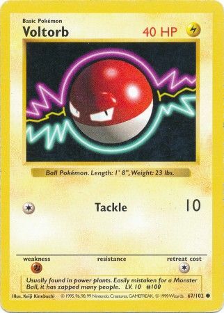Voltorb (67/102) [Base Set Shadowless Unlimited] | Good Games Adelaide SA