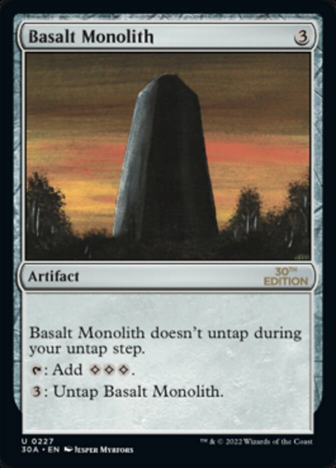 Basalt Monolith [30th Anniversary Edition] | Good Games Adelaide SA