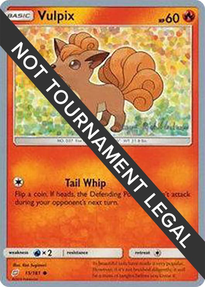 Vulpix 2019 Kaya Lichtleitner 15/181 (World Championship Decks)  | Good Games Adelaide SA