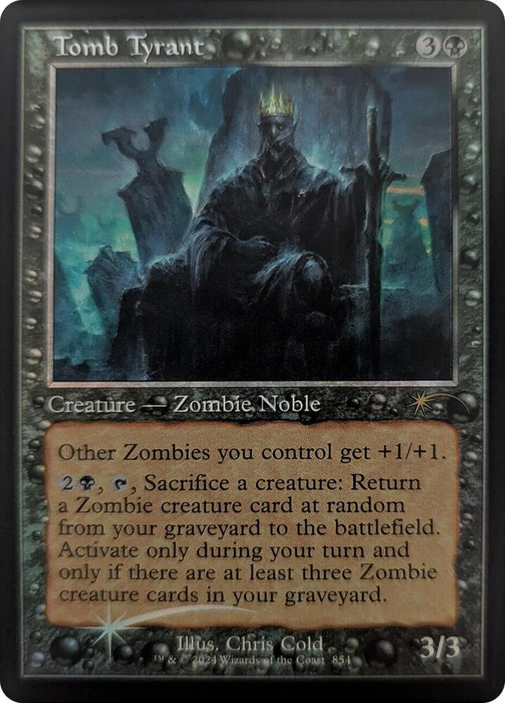 Tomb Tyrant Retro Frame 854 (Secret Lair Drop Series)  - Foil | Good Games Adelaide SA