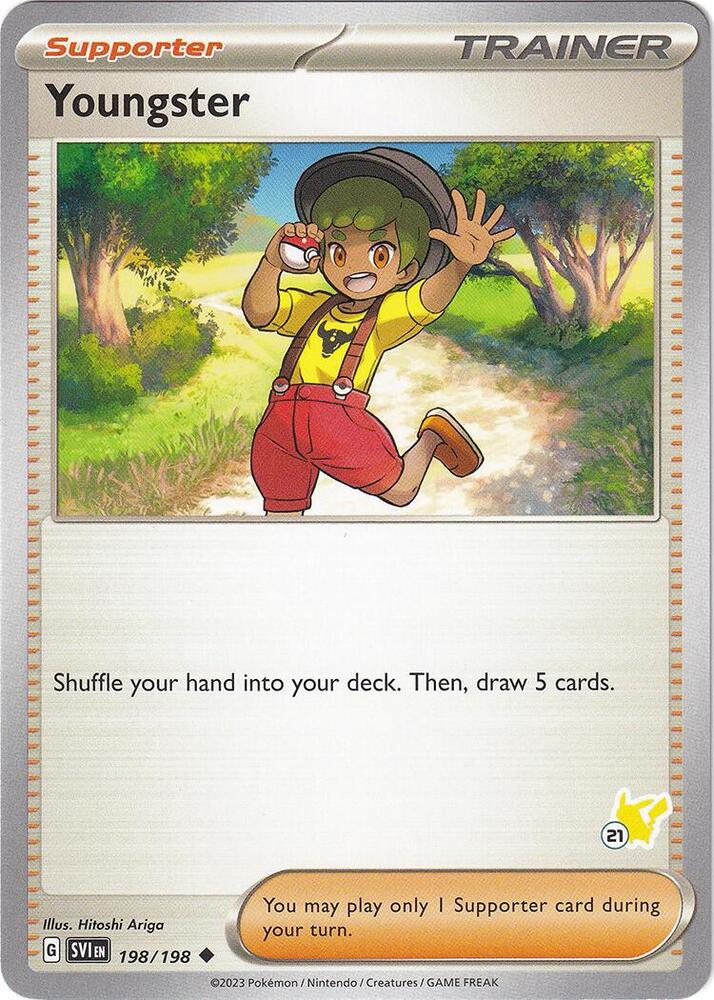 Youngster Pikachu 21 198/198 (Battle Academy 2024)  | Good Games Adelaide SA
