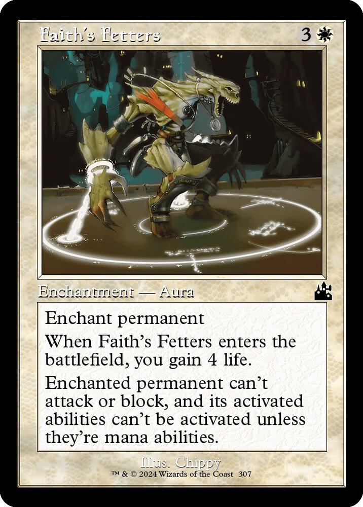 Faiths Fetters 307 (Ravnica Remastered)  - Foil | Good Games Adelaide SA