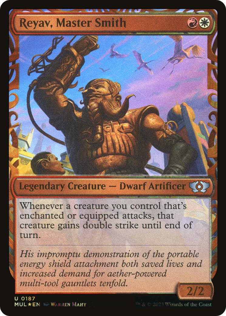 Reyav, Master Smith (Halo Foil) [Multiverse Legends] | Good Games Adelaide SA