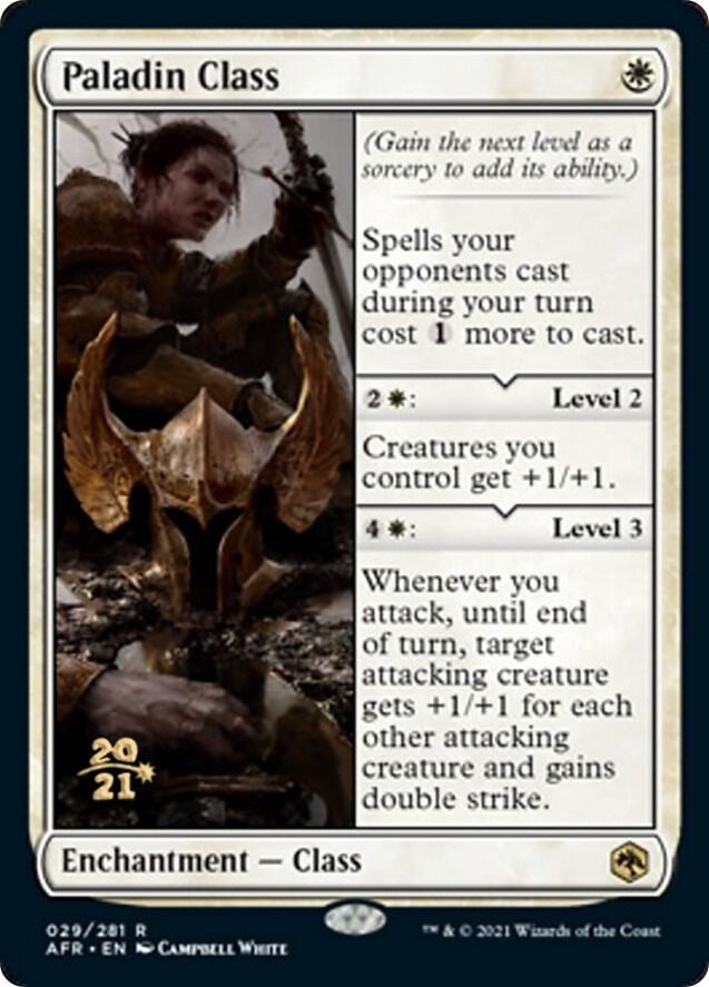 Paladin Class 29 (Prerelease Cards)  - Foil | Good Games Adelaide SA