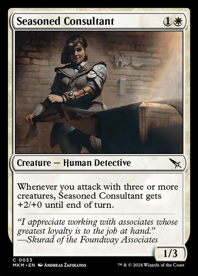 Seasoned Consultant 33 (Murders at Karlov Manor)  - Foil | Good Games Adelaide SA