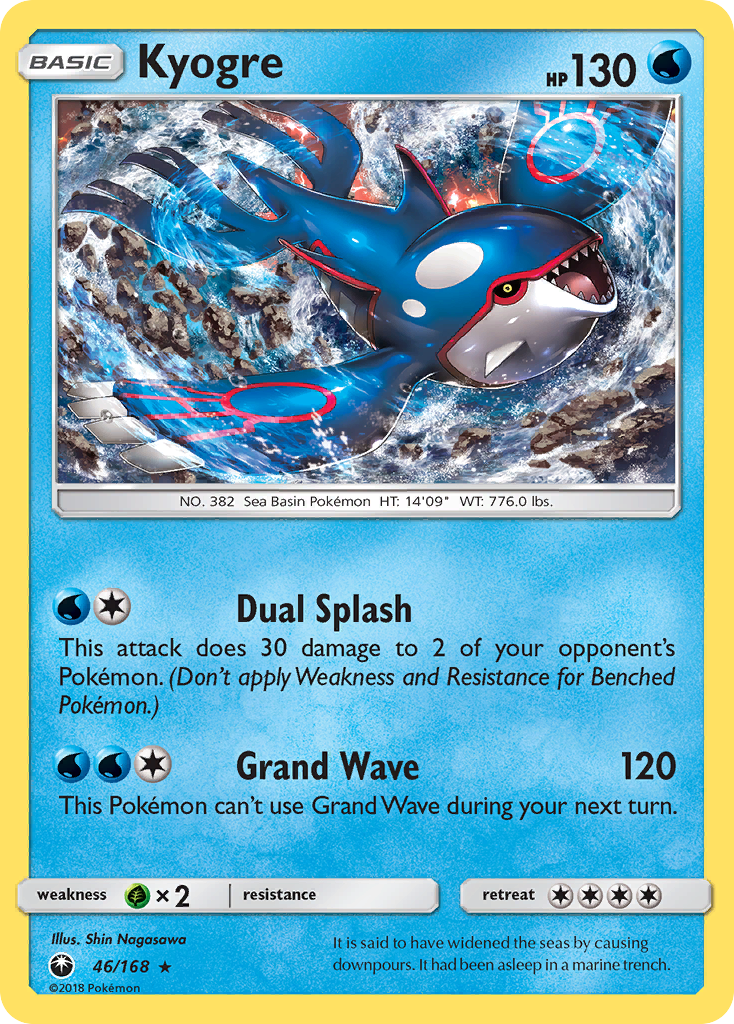Kyogre (46/168) [Sun & Moon: Celestial Storm] | Good Games Adelaide SA