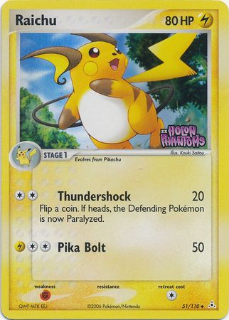 Raichu (51/110) (Stamped) [EX: Holon Phantoms] | Good Games Adelaide SA
