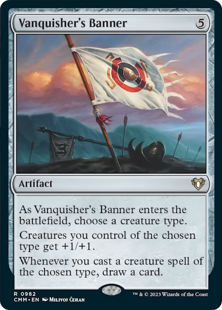 Vanquisher's Banner [Commander Masters] | Good Games Adelaide SA