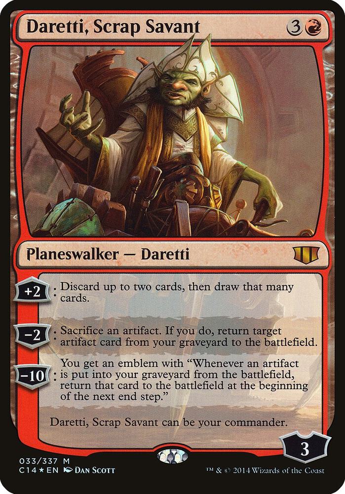 Daretti Scrap Savant Commander 2014 33 (Oversize Cards)  - Foil | Good Games Adelaide SA
