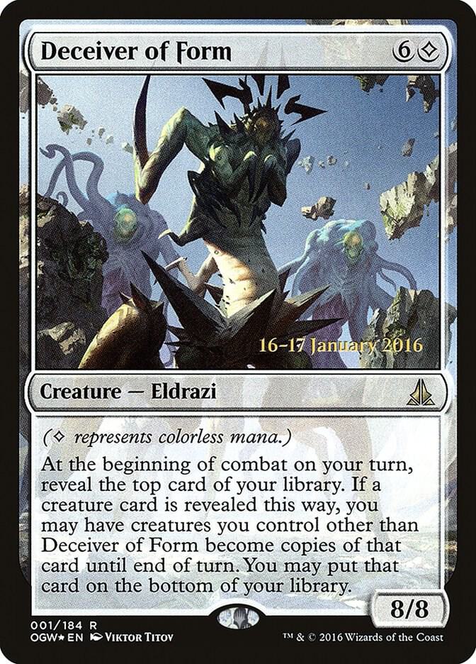 Deceiver of Form 1 (Prerelease Cards)  - Foil | Good Games Adelaide SA